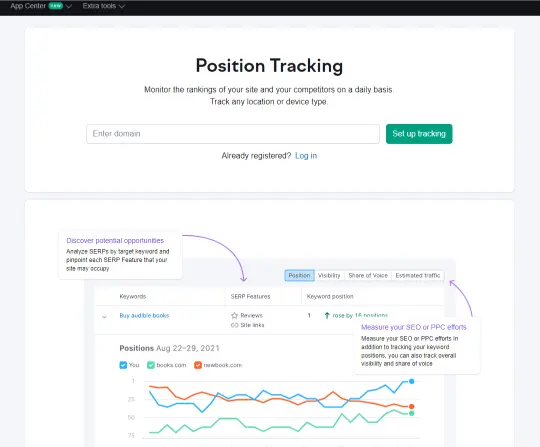 ابزار Position Tracking