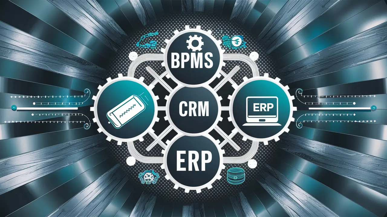 شباهت‌ها، تفاوت‌ها و هم‌افزایی‌های BPMS، CRM و ERP