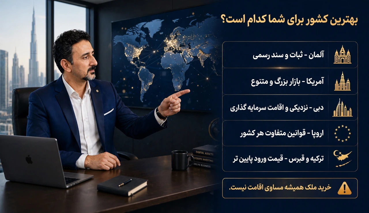 بهترین کشورها برای خرید ملک در خارج کشور