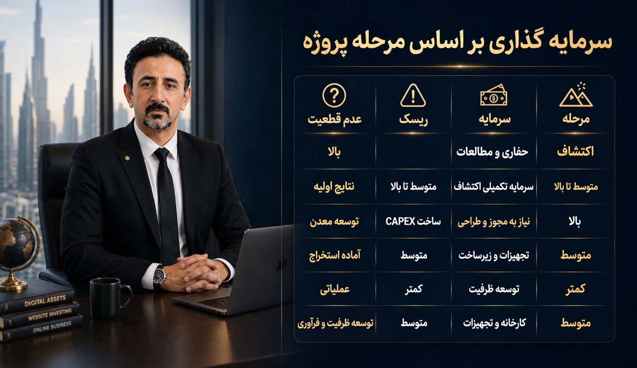 سرمایه گذاری بر اساس مرحله پروژه