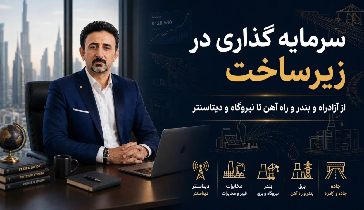 سرمایه گذاری در زیرساخت؛ ۱۲ فرصت واقعی از جاده و راه‌آهن تا برق، آب و دیتاسنتر