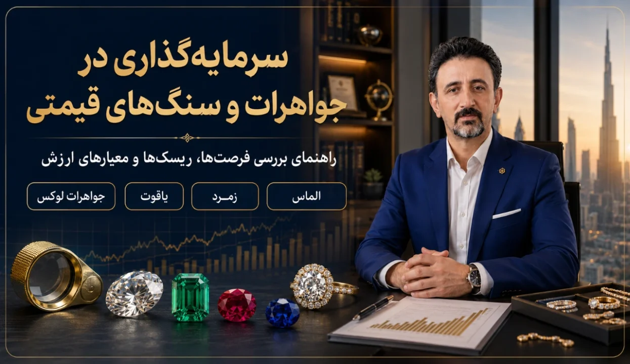 سرمایه‌ گذاری در جواهرات و سنگ‌های قیمتی؛ راهنمای خرید الماس، زمرد، یاقوت و گوهرهای ارزشمند