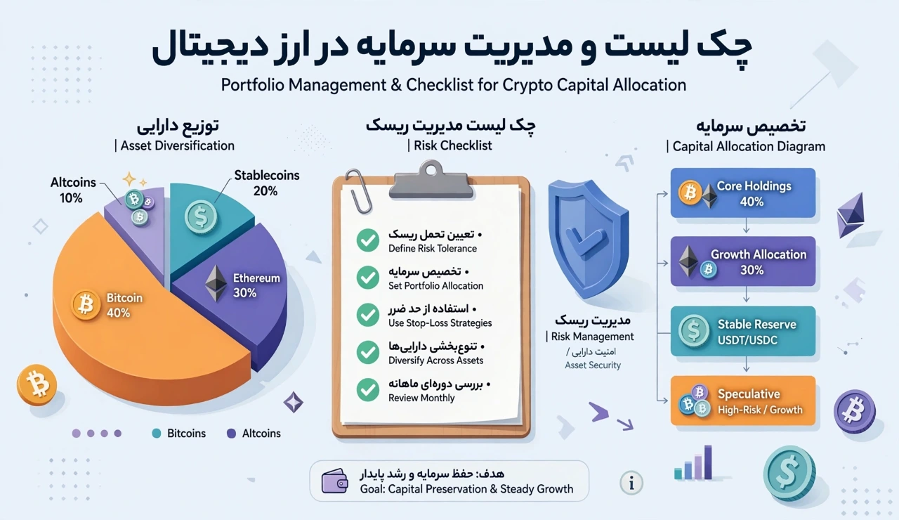 چک لیست قبل از سرمایه گذاری در ارز دیجیتال